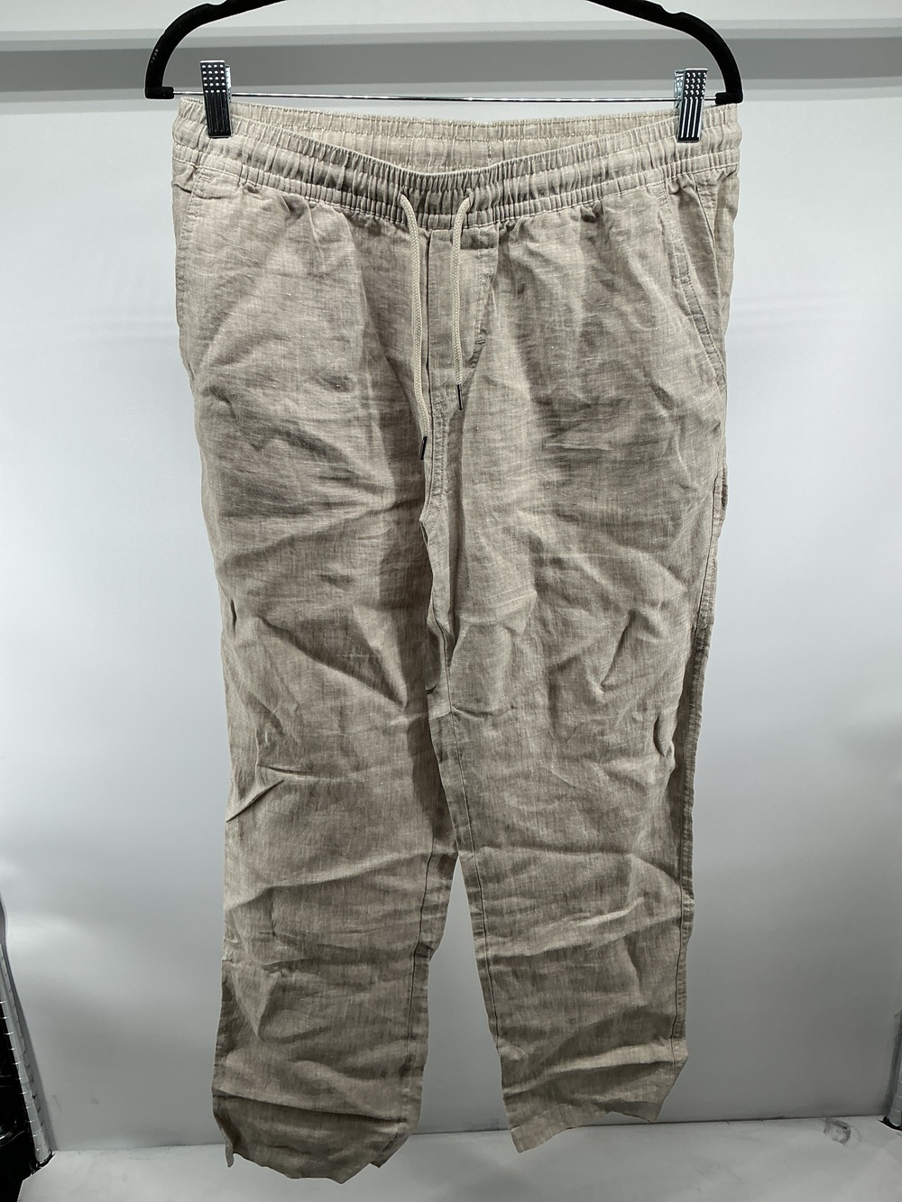 100% European Linen Drawstring Beach Pants - 30"
